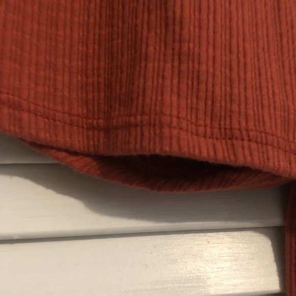 Caution to the wind rusty orange blouse - Picture 6 of 8